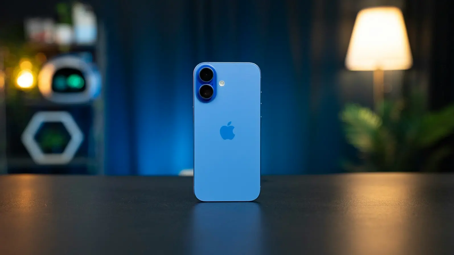 A close up of an iPhone on a table